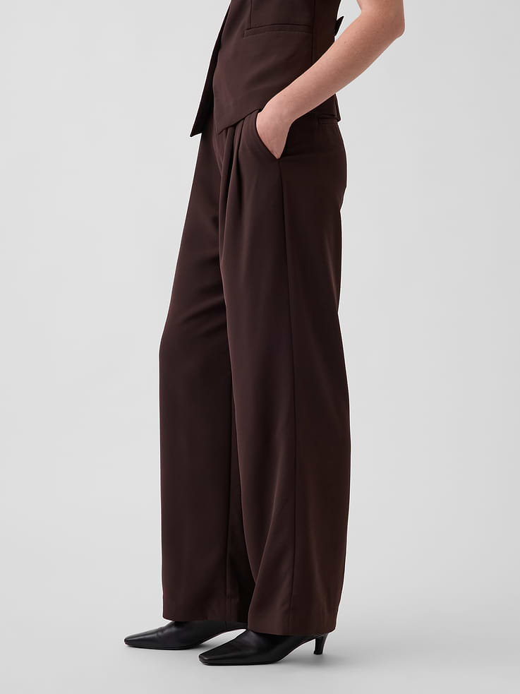 Image 3 of 8, 365 High Rise Pleated Trousers