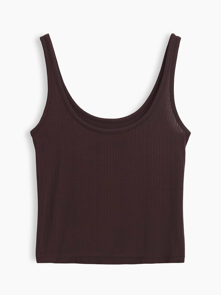 Image 4 of 4, SoftMade Modal Rib PJ Tank Top