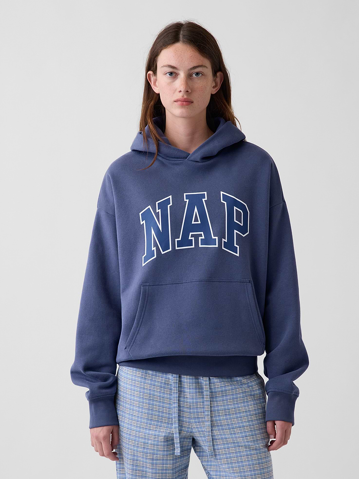 Image 5 of 6, Adult VintageSoft NAP Logo Hoodie