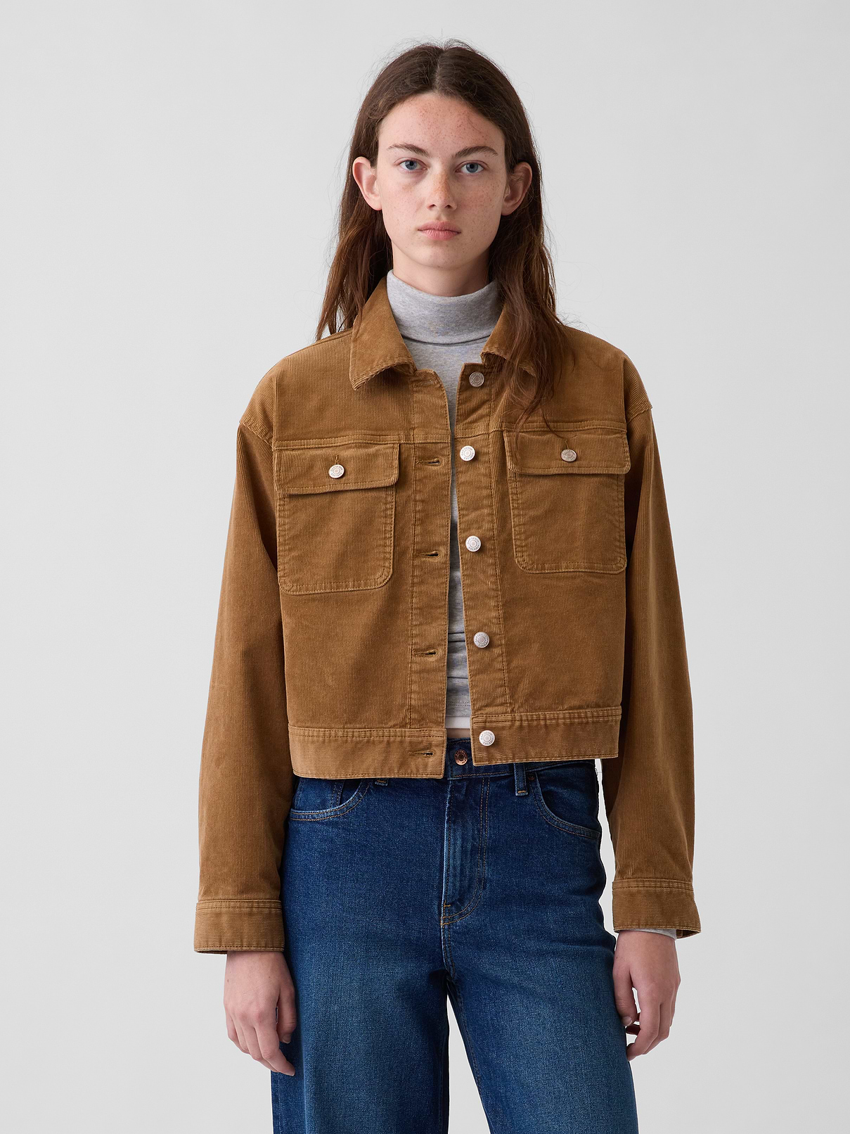 Corduroy Crop Jacket