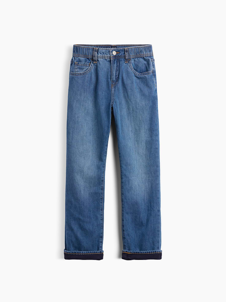 Image 2 of 4, Kids Original Straight Cozy-Lined Jeans