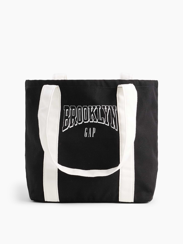 Image 1 of 1, Smooth canvas weave., Shoulder straps., Gap Brooklyn logo at front., Product #1189493