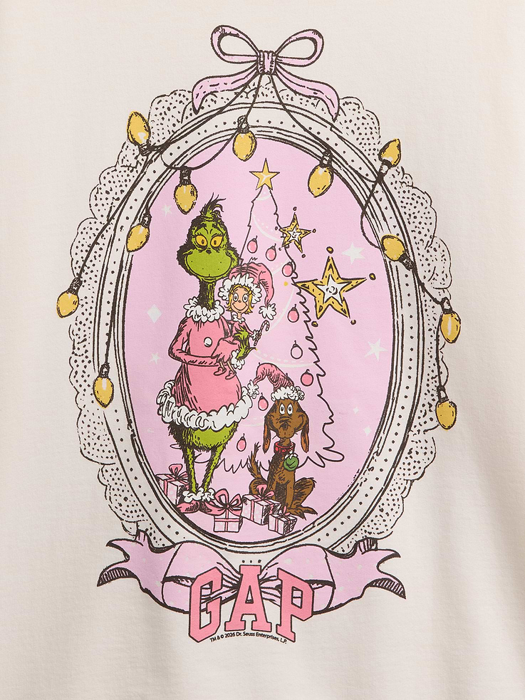 Image 2 of 3, GapKids How the Grinch Stole Christmas Relaxed Tunic Hoodie