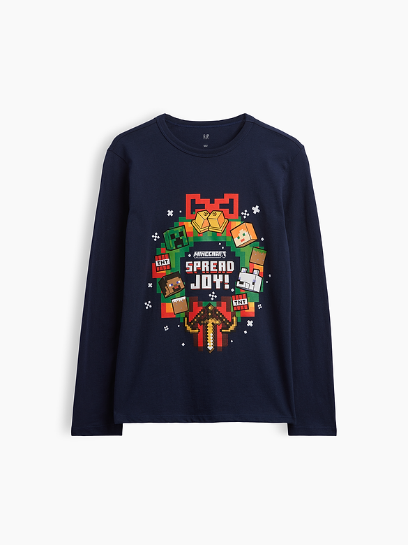 GapKids Minecraft X-Mas Graphic T-Shirt