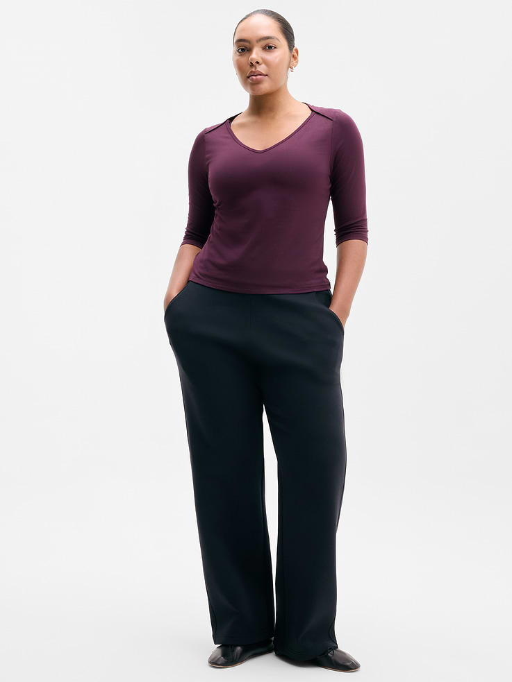 Image 4 of 5, Foundation Midi Sleeve Tee