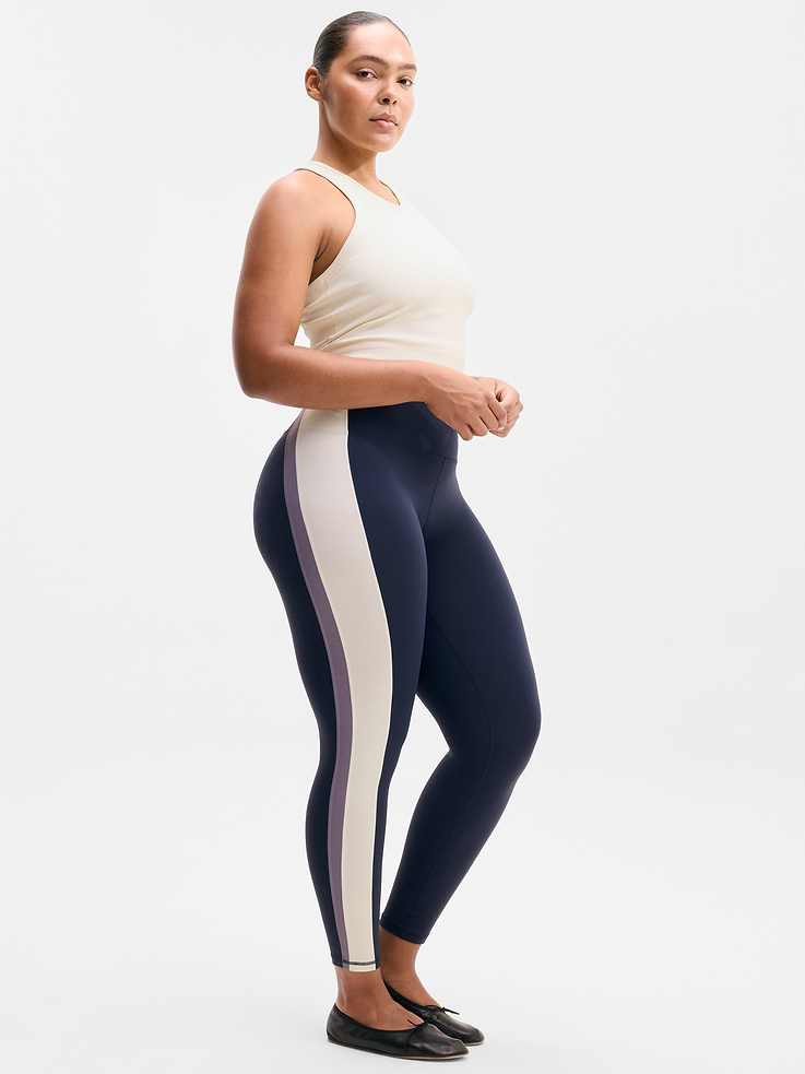 Image 4 of 6, Salutation Graphic Stripe Legging