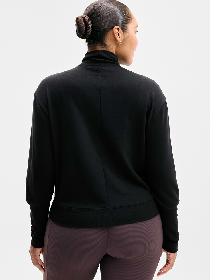 Image 5 of 6, Coaster Luxe Mock Neck Sweatshirt
