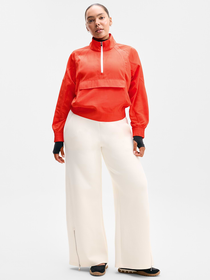 Image 2 of 5, Half Zip Windbreaker