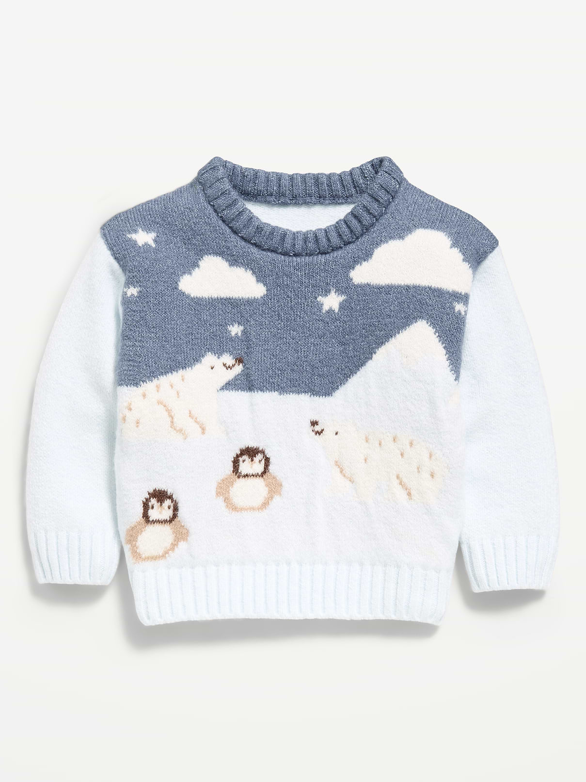 Image 1 of 1, crew neck, long sleeves, drop shoulders, graphic at front, Product #1182636
