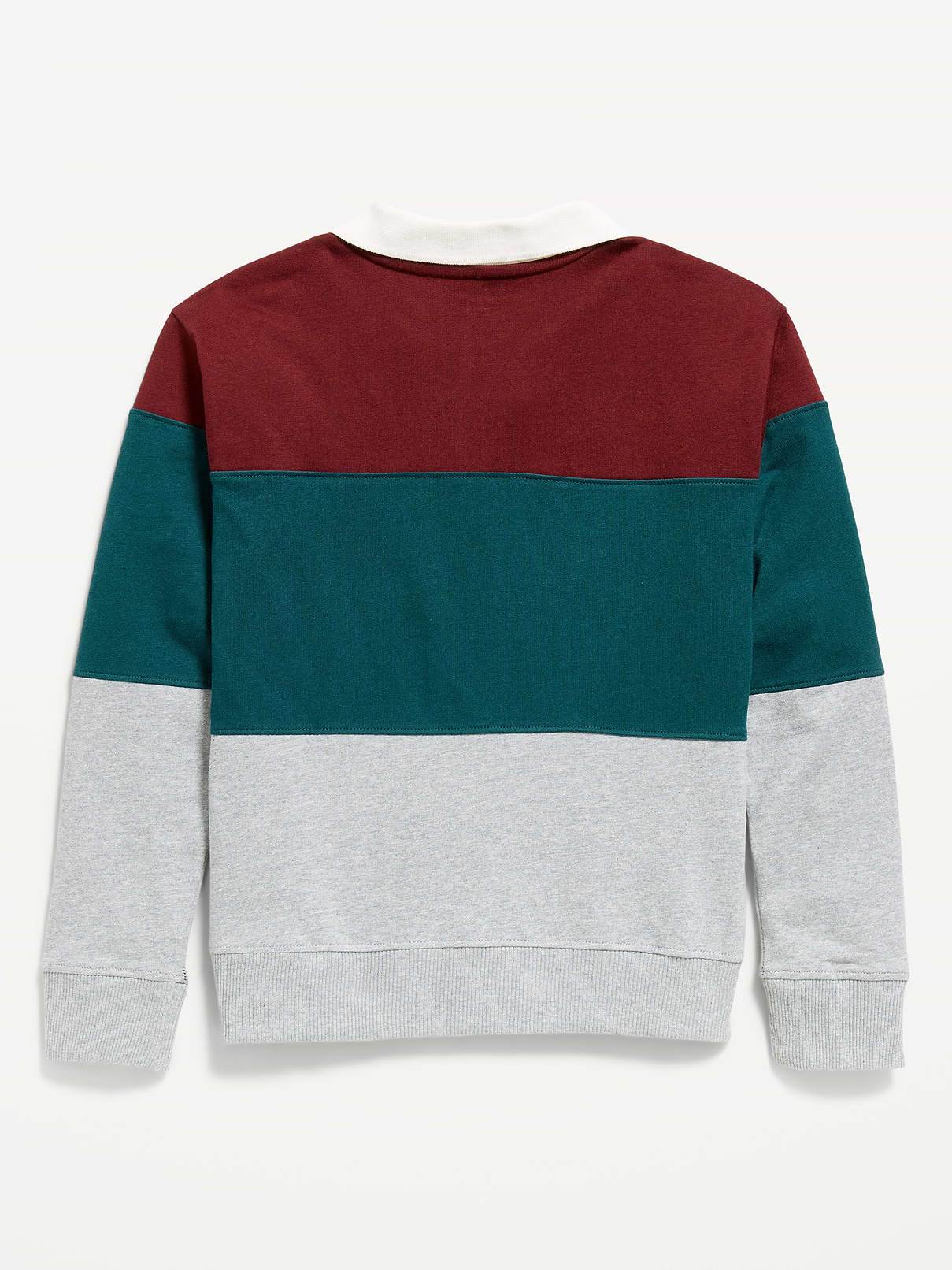 Image 3 of 3, Long-Sleeve Collared Sweater for Boys