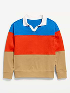 Image 2 of 3, Long-Sleeve Collared Sweater for Boys