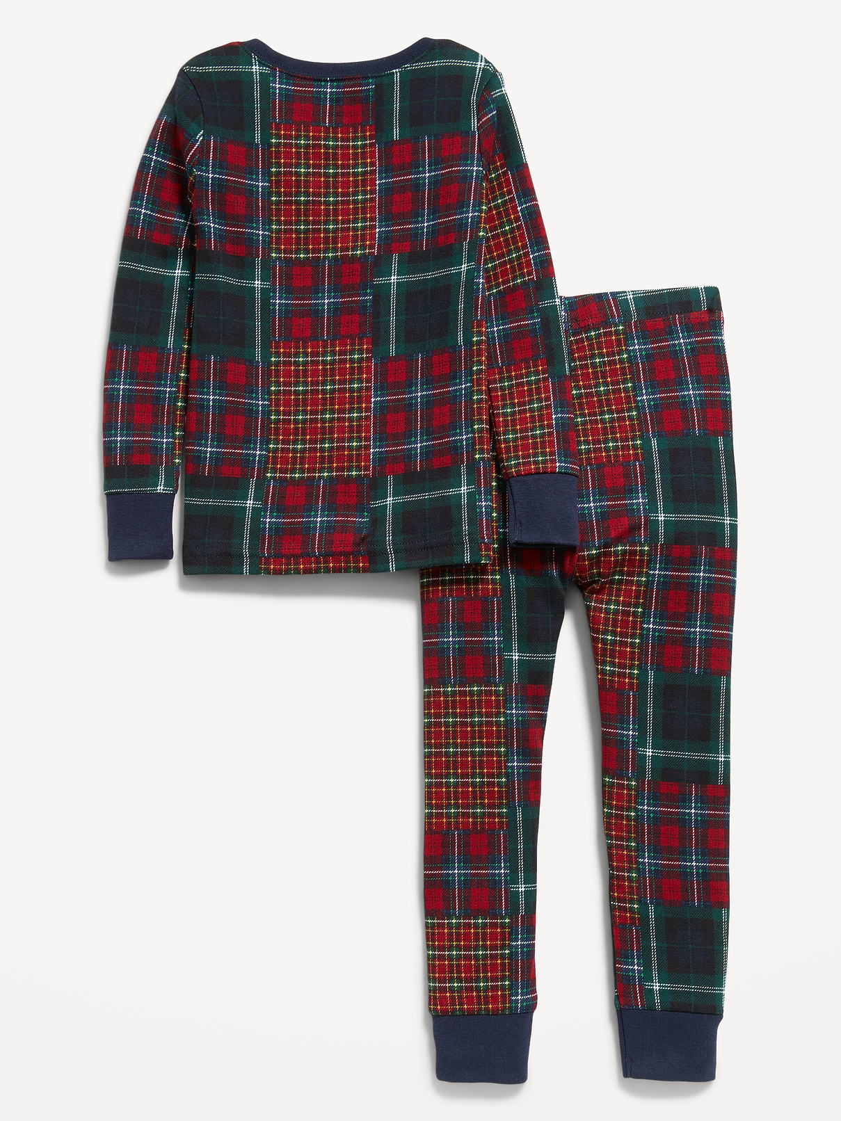 Image 2 of 2, Printed Snug-Fit 100% Cotton Pajama Set for Toddler & Baby
