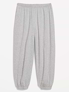 Image 1 of 2, Make your moves in Old Navy Sport's CloudComfy: Brushed heathered fabric with an ultra-soft, cloud-like feel., elasticized waist and cuffs, pull-on style, Product #1185041