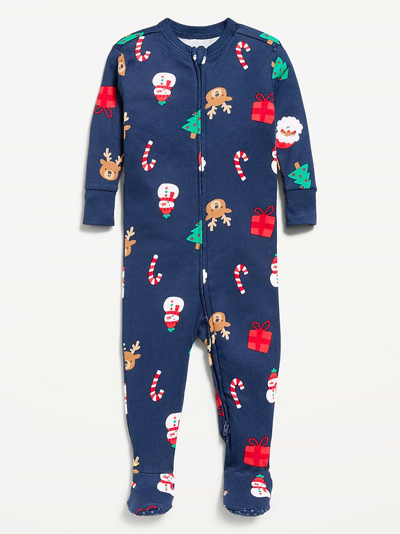 Snug-Fit 2-Way-Zip Sleep & Play Footed One-Piece for Baby