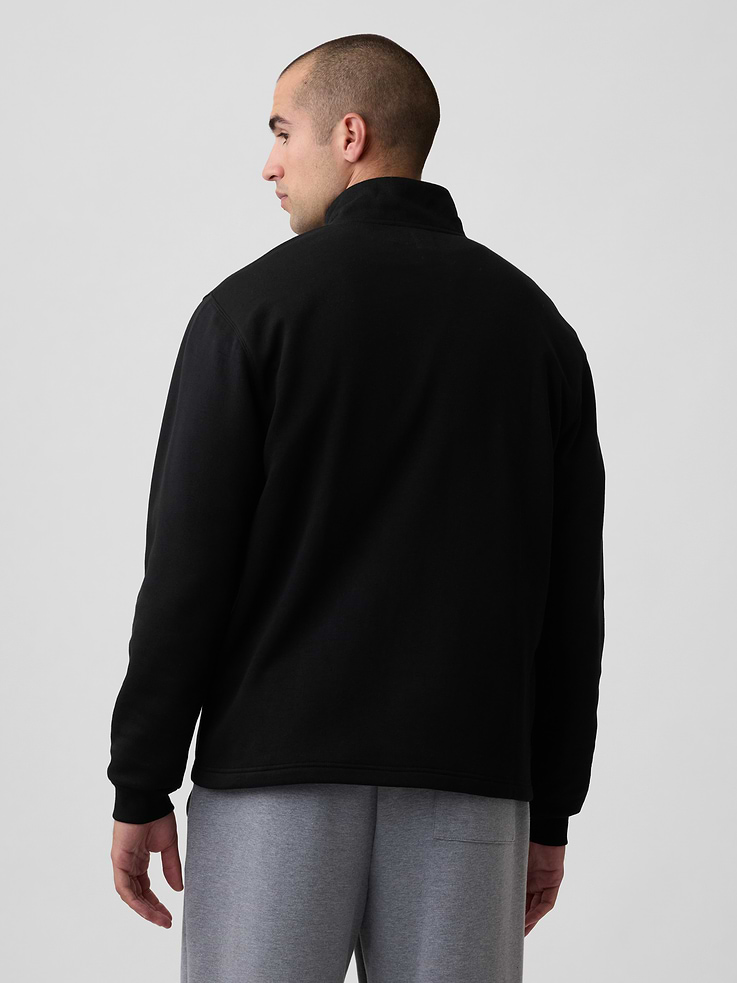 Image 2 of 4, Relaxed Quarter-Zip Sweatshirt