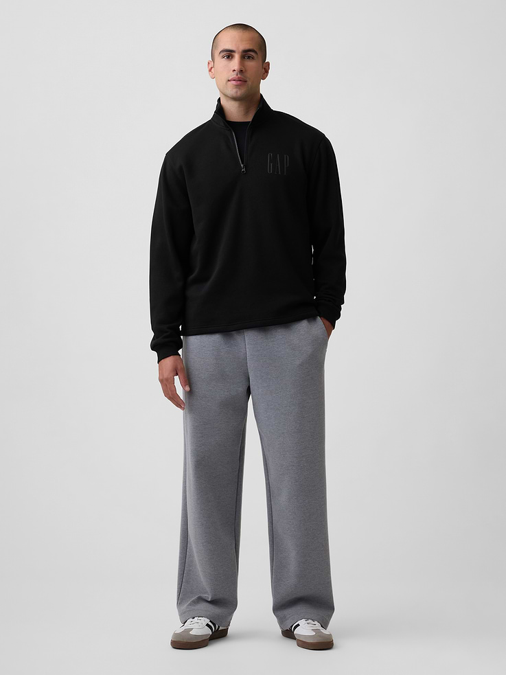 Image 3 of 4, Relaxed Quarter-Zip Sweatshirt
