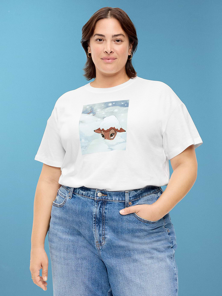 Image 9 of 10, Old Navy x Disney Bambi EveryWear Crew-Neck T-Shirt for Women
