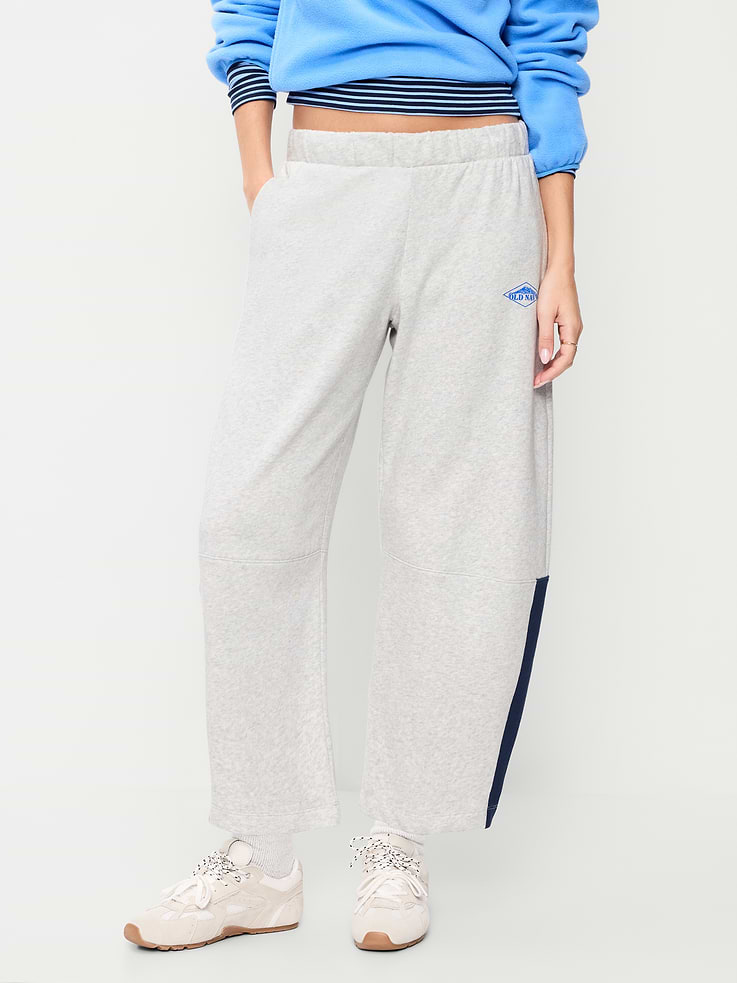 Image 2 of 7, Mid-Rise SoComfy Barrel Sweatpants