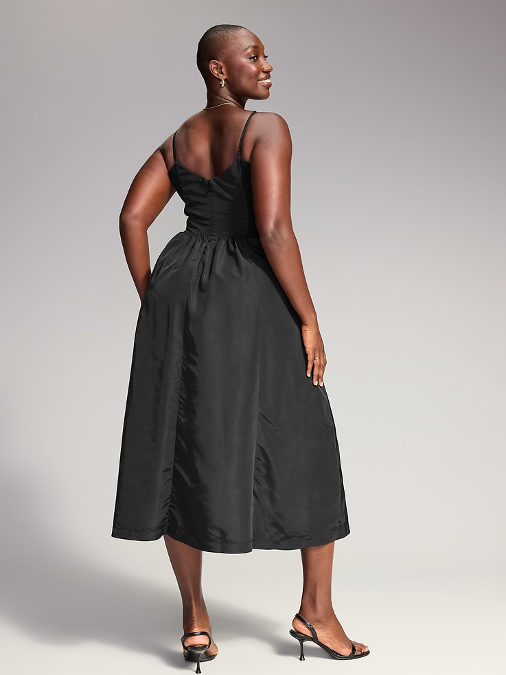 Image 8 of 10, The Occasion by Old Navy Sleeveless Fit and Flare Midi Dress