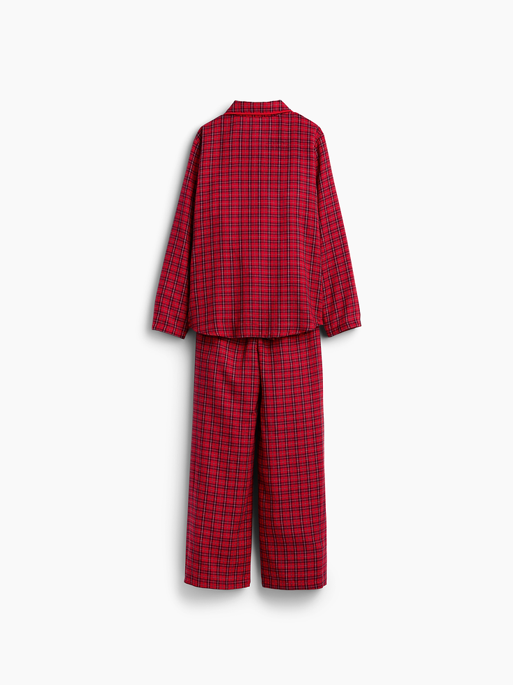 Image 2 of 6, Kids Flannel Plaid PJ Set