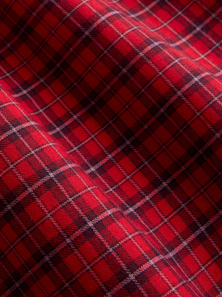Image 5 of 6, Kids Flannel Plaid PJ Set