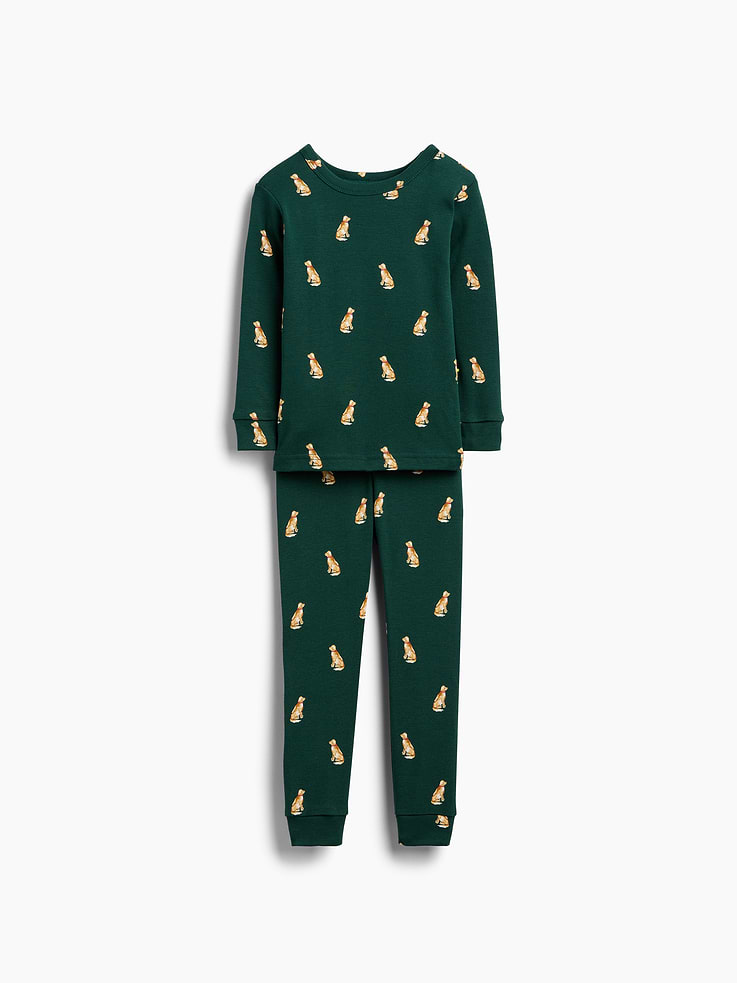 Image 4 of 4, Kids & Baby Organic Brushed Cotton PJ Set