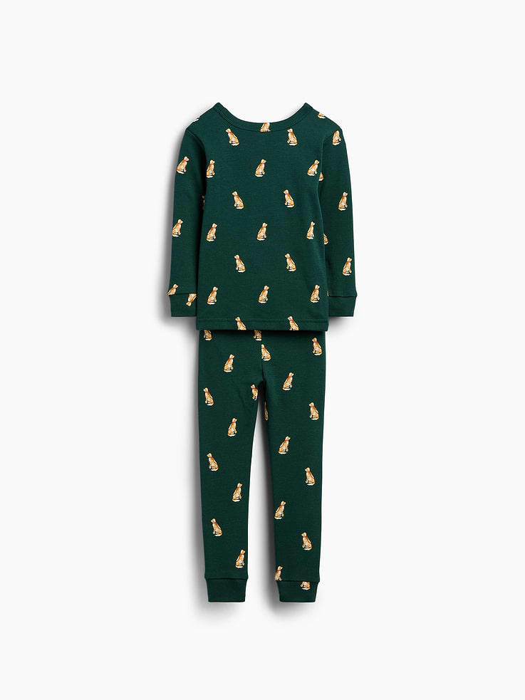Image 2 of 4, Kids & Baby Organic Brushed Cotton PJ Set