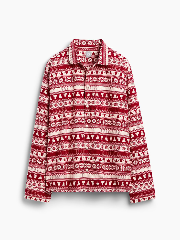 Image 7 de 8, Chemise de pyjama en flanelle ultra-douce pour Adulte