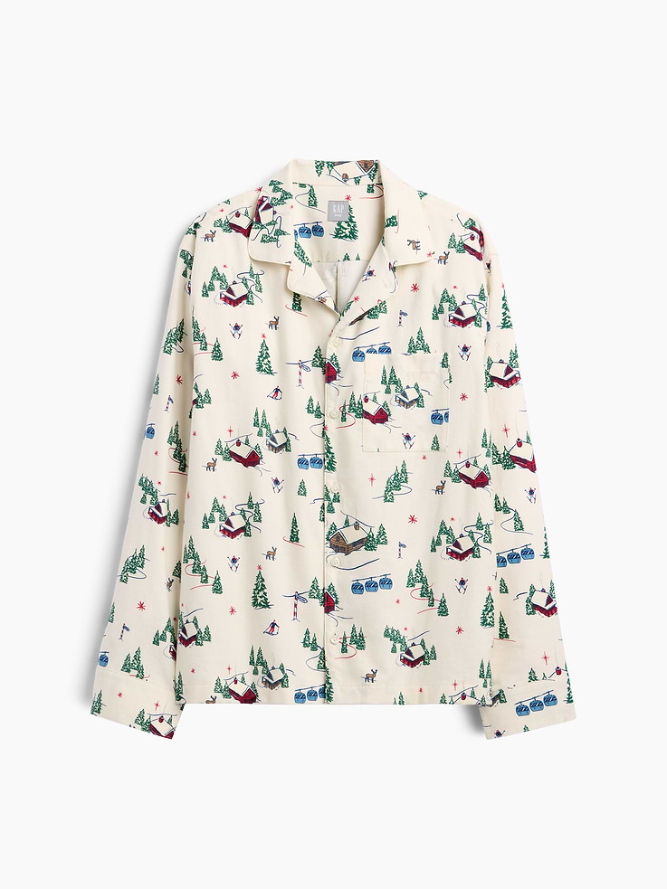 Image 7 de 8, Chemise de pyjama en flanelle ultra-douce pour Adulte