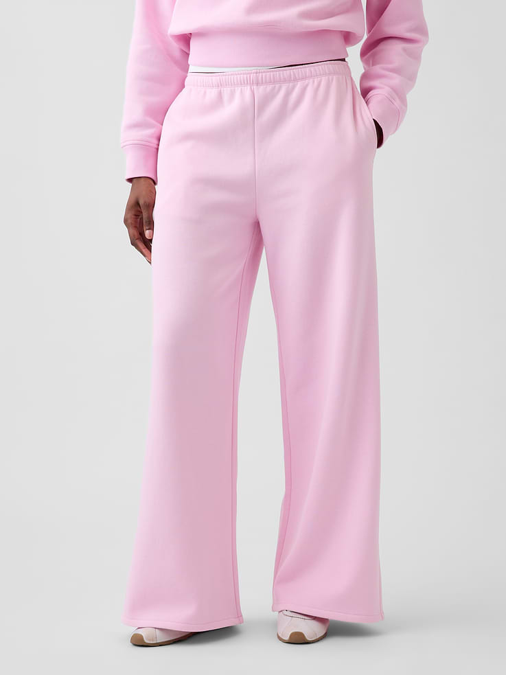 Image 2 of 6, VintageSoft Baggy Wide-Leg Sweatpants