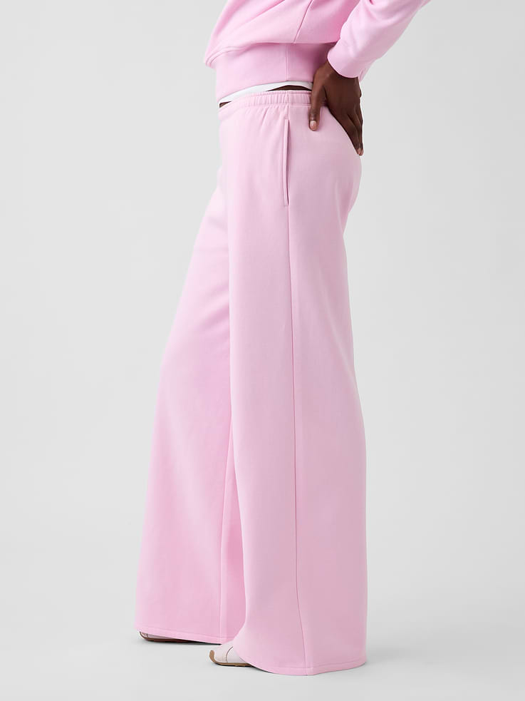 Image 3 of 6, VintageSoft Baggy Wide-Leg Sweatpants