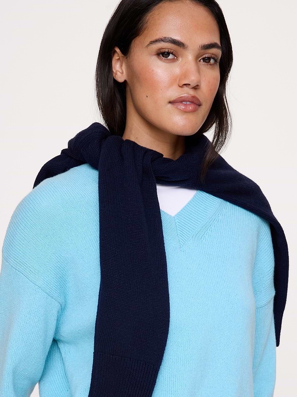 Oversized Italian Cotton-Cashmere Sweater