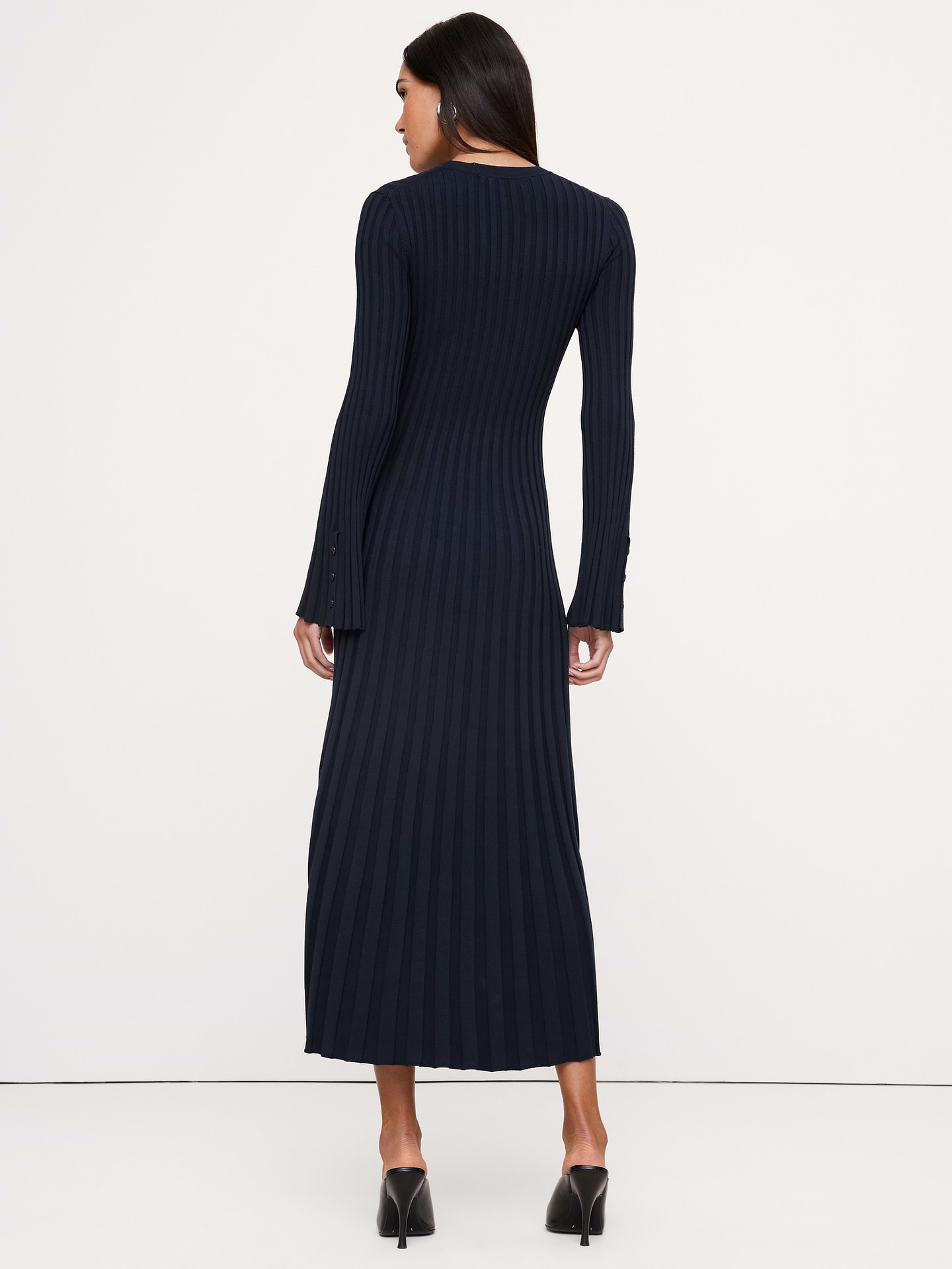 Image 2 of 4, Sculpted Ribbed Maxi Dress