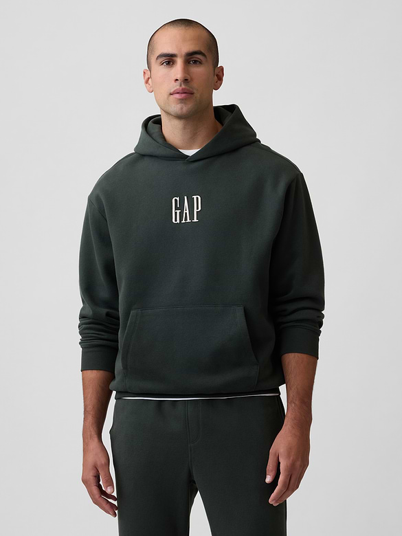 Adult Vintage Soft Oversized Gap Mini-Logo Hoodie