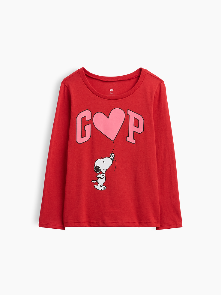 Image 1 of 3, Soft jersey knit., Long sleeves., Crewneck., Graphic at front., Product #1184562