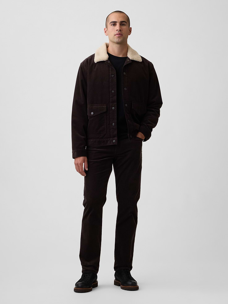 Image 3 of 5, Corduroy Collared Jacket