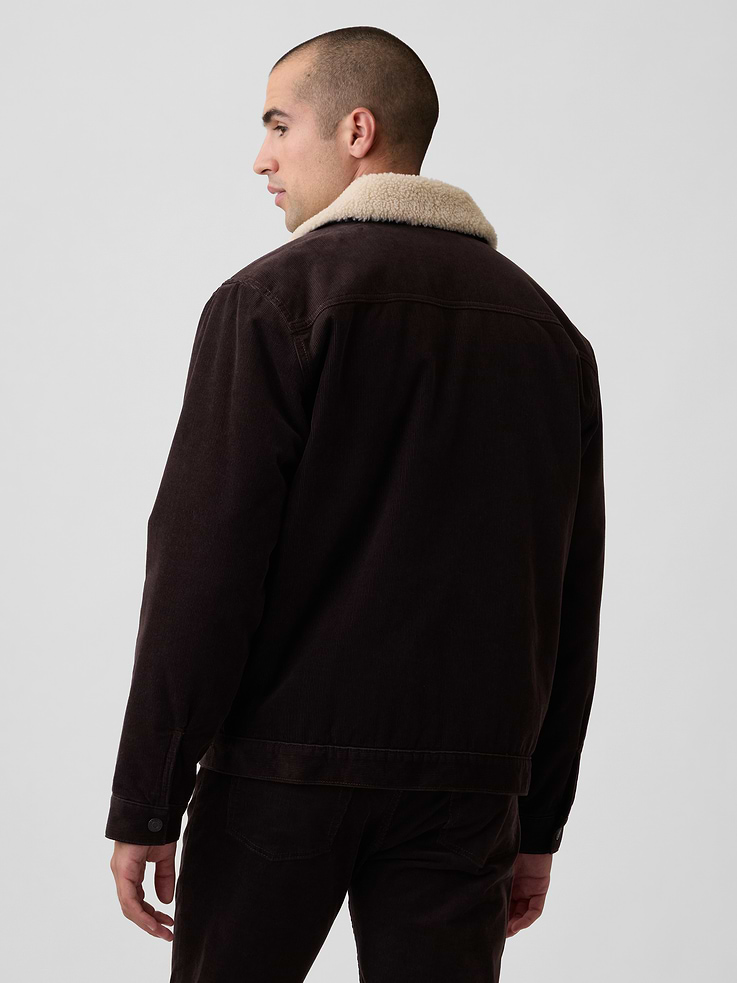 Image 2 of 5, Corduroy Collared Jacket