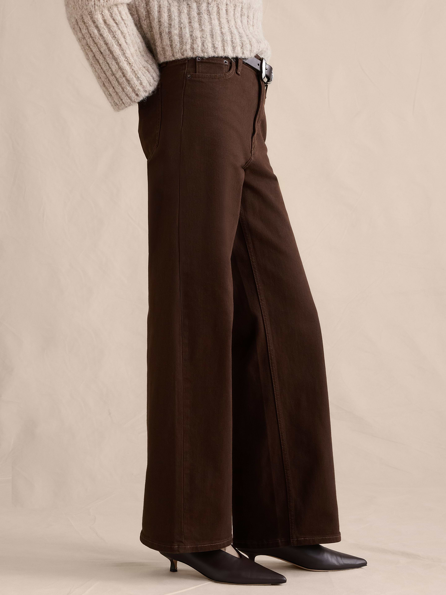 Image 3 of 4, The Icon Classic Wide-Leg Jean