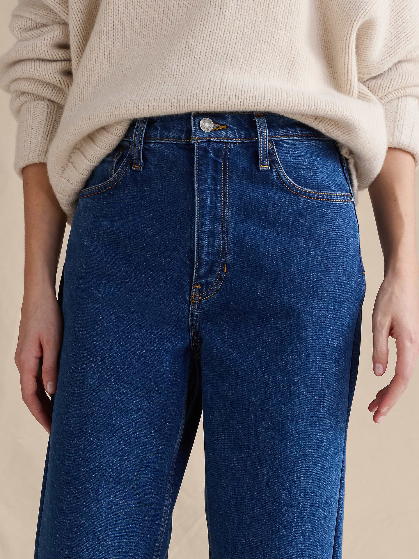 Image 4 of 8, The Icon Classic Wide-Leg Jean