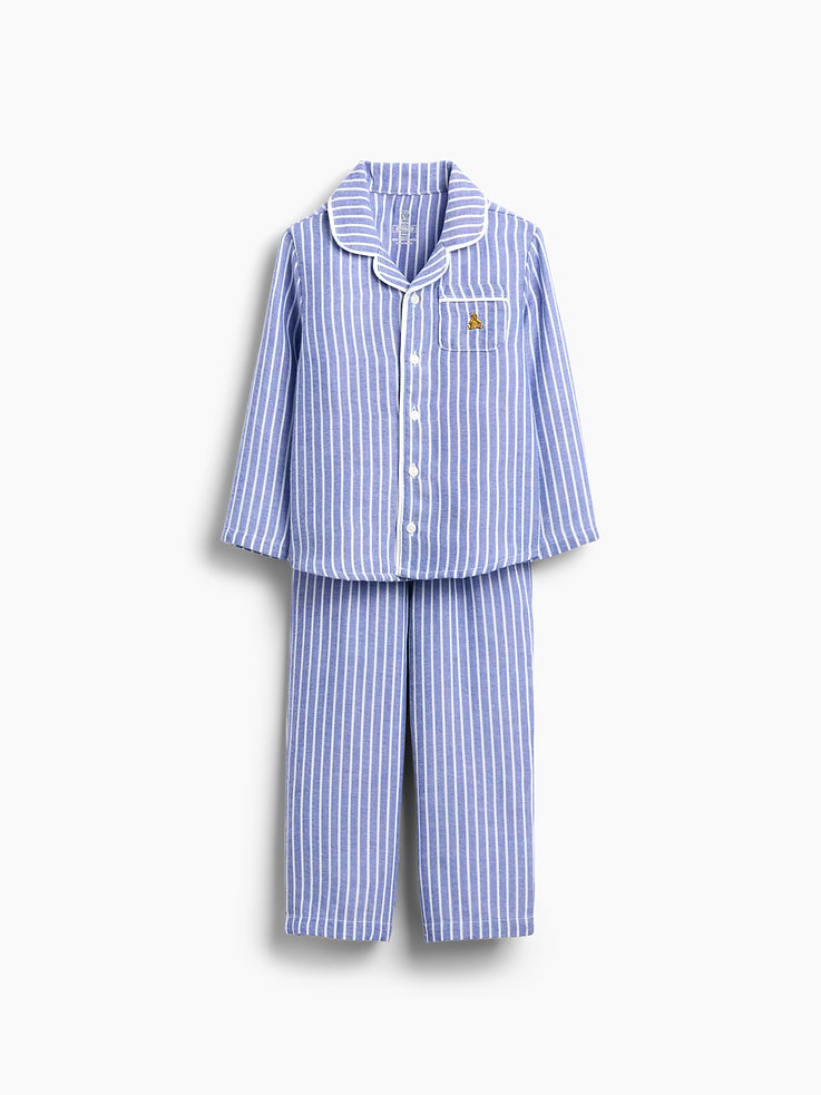 Image 6 of 6, Baby & Toddler Recycled Flannel PJ Set
