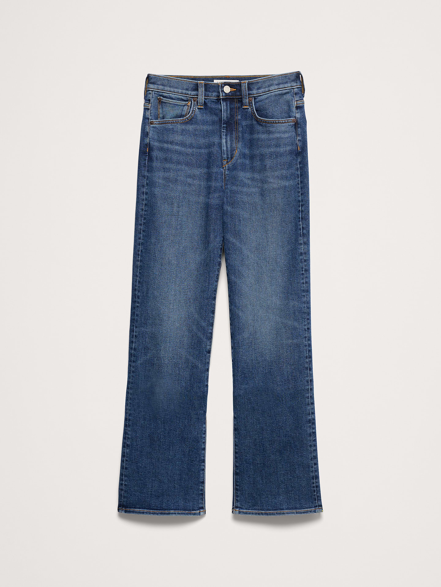 Image 5 of 8, High-Rise Kick-Flare Jean