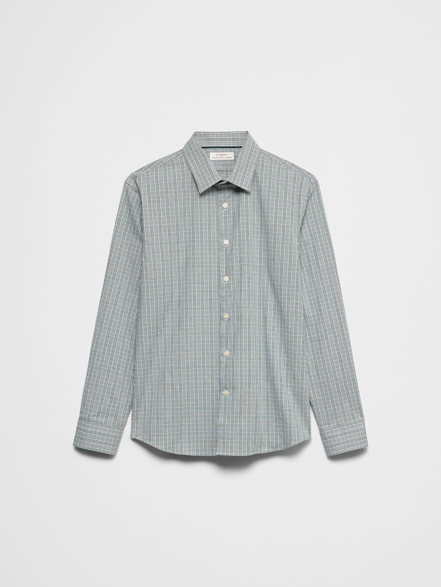 Image 4 of 7, Slim-Fit Untucked Dress Shirt
