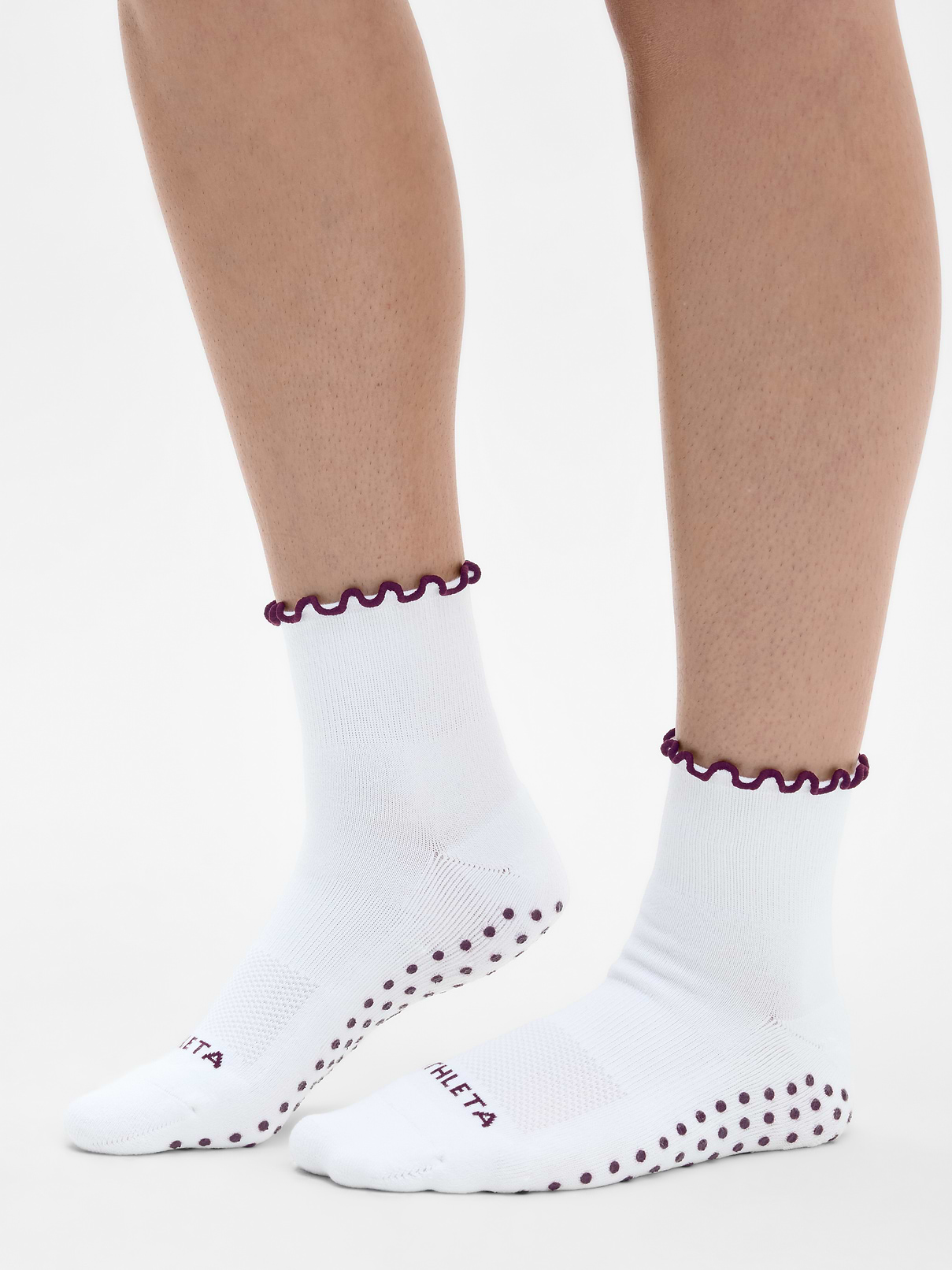 Image 2 of 2, Ruffle Grip Sock