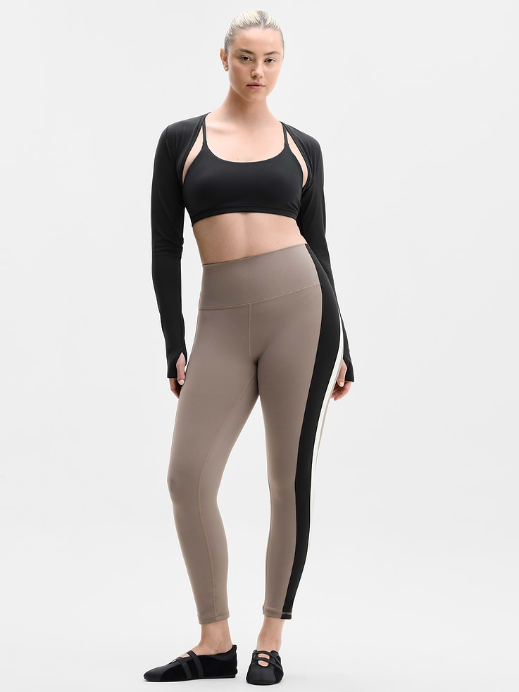 Image 4 of 5, Salutation Graphic Stripe Legging