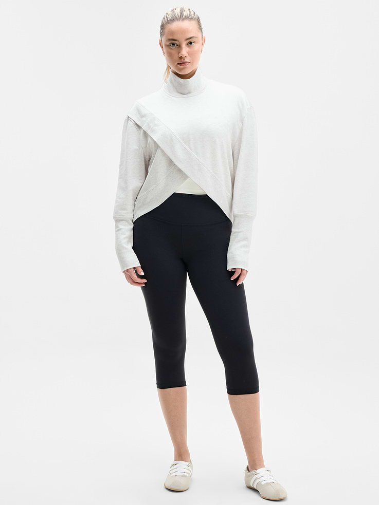 Image 4 of 5, Coaster Luxe Mock Neck Sweatshirt