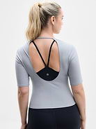 Image 3 of 3, Transcend Midi Sleeve Tee