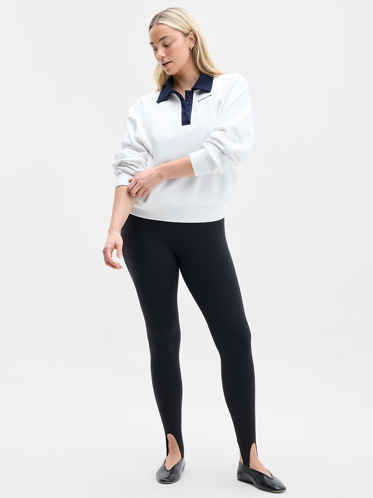 Image 5 of 6, Forever Fleece Rugby Sweatshirt