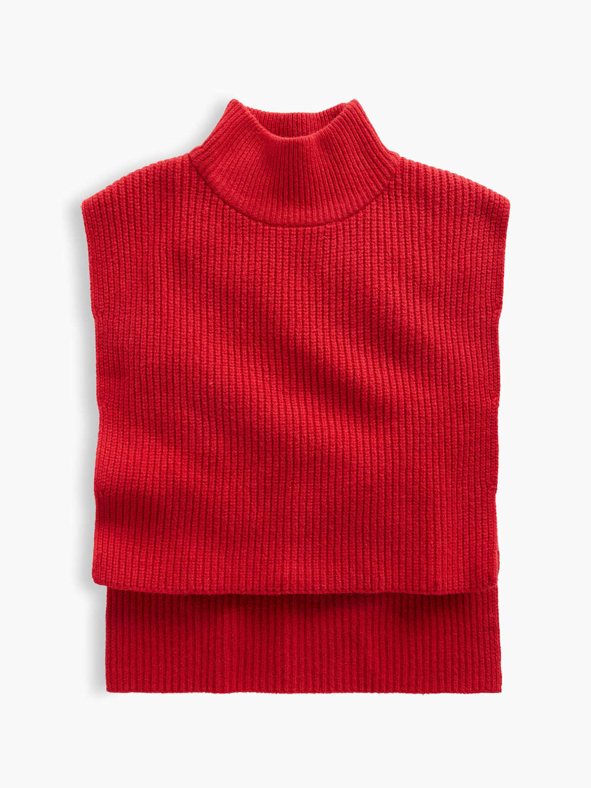 CashSoft Mockneck Sweater Bib