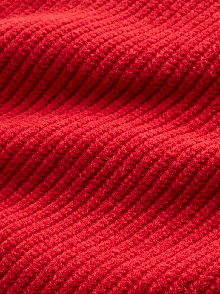 Image 3 of 3, CashSoft Mockneck Sweater Bib