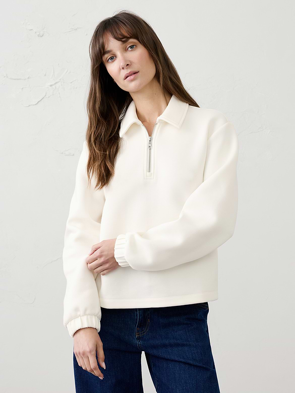 Weekender Collared Quarter-Zip Sweatshirt